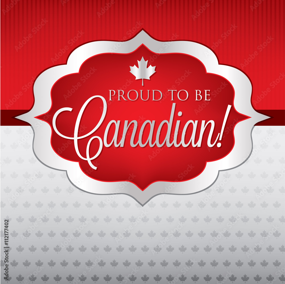 Label Canada Day card in vector format. Label Canada Day card in vector format.