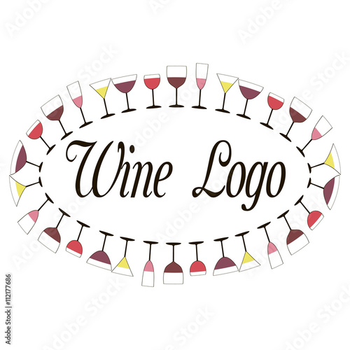 Wine Logo wine glasses are ...