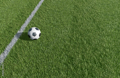 Soccer, Football field background 3D image © style67
