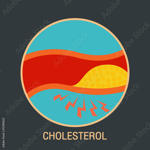 cholesterol logo vector