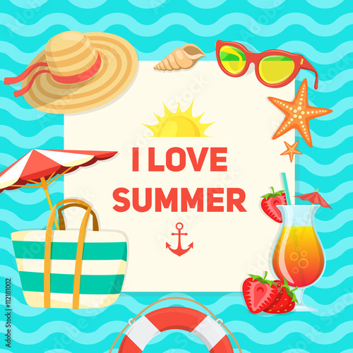 Sea shore and swimming accessories.