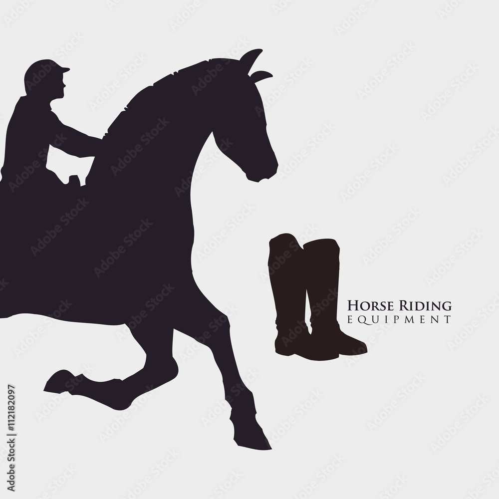 Horse ridding design. equipment icon. isolated illustration Horse ridding design. equipment icon. isolated illustration