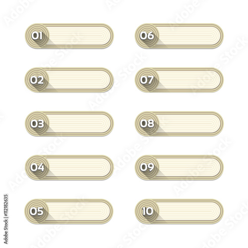 Modern infographics options banner. Vector illustration. can be used for workflow layout, diagram, number options, web design, prints.