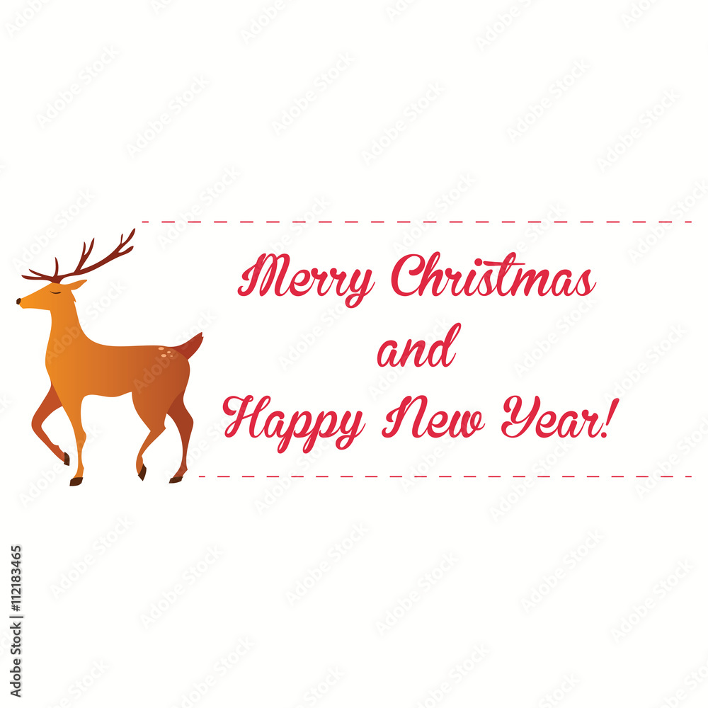 greeting christmas and new year card greeting christmas and new year card