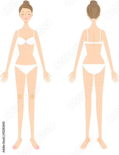 女性　全身　美容　