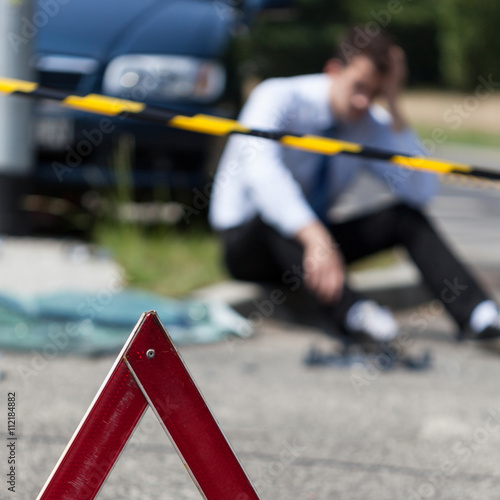 Canvastavla Car accident premises