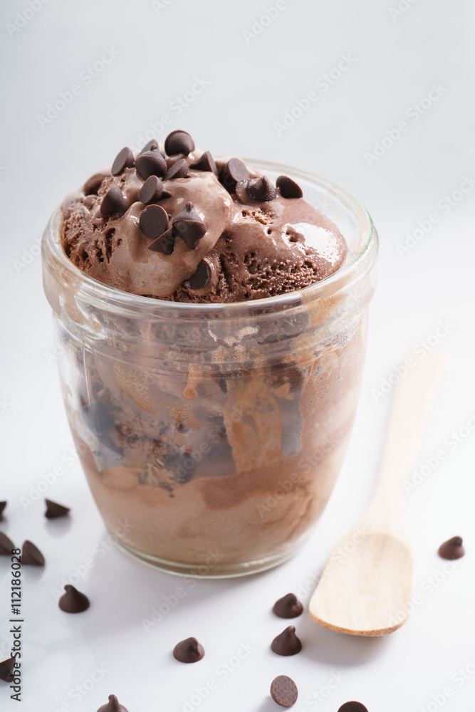 chocolate ice cream. chocolate ice cream.