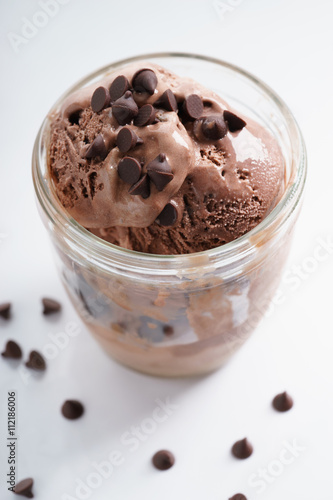 chocolate ice cream.