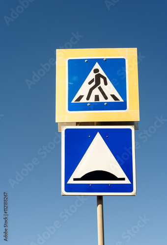Pedestrian Crossing and Speed Hump