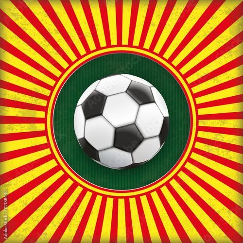 Retro Sun Cover Hole Spain Football
