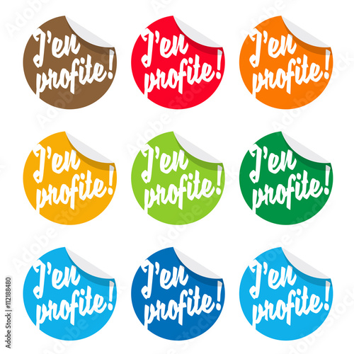 J'en profite ! / Sticker