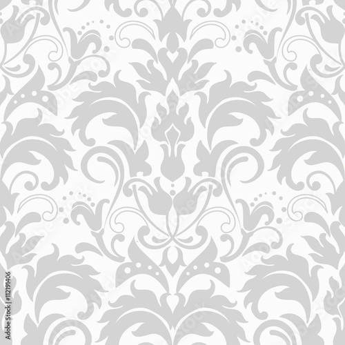 Seamless pattern with Victorian motives.  © psk55