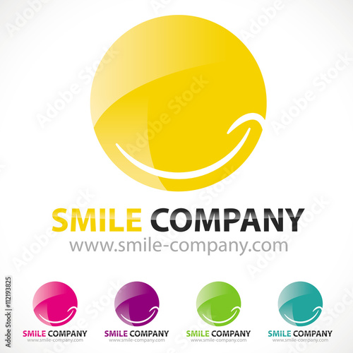 logo business concept succès sourire