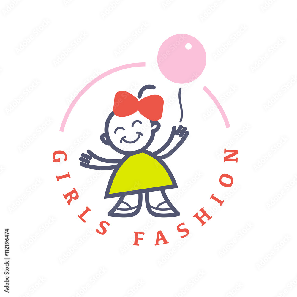 Children's Clothing. Vector Illustration, Emblem. Royalty Free SVG,  Cliparts, Vectors, and Stock Illustration. Image 79247017.