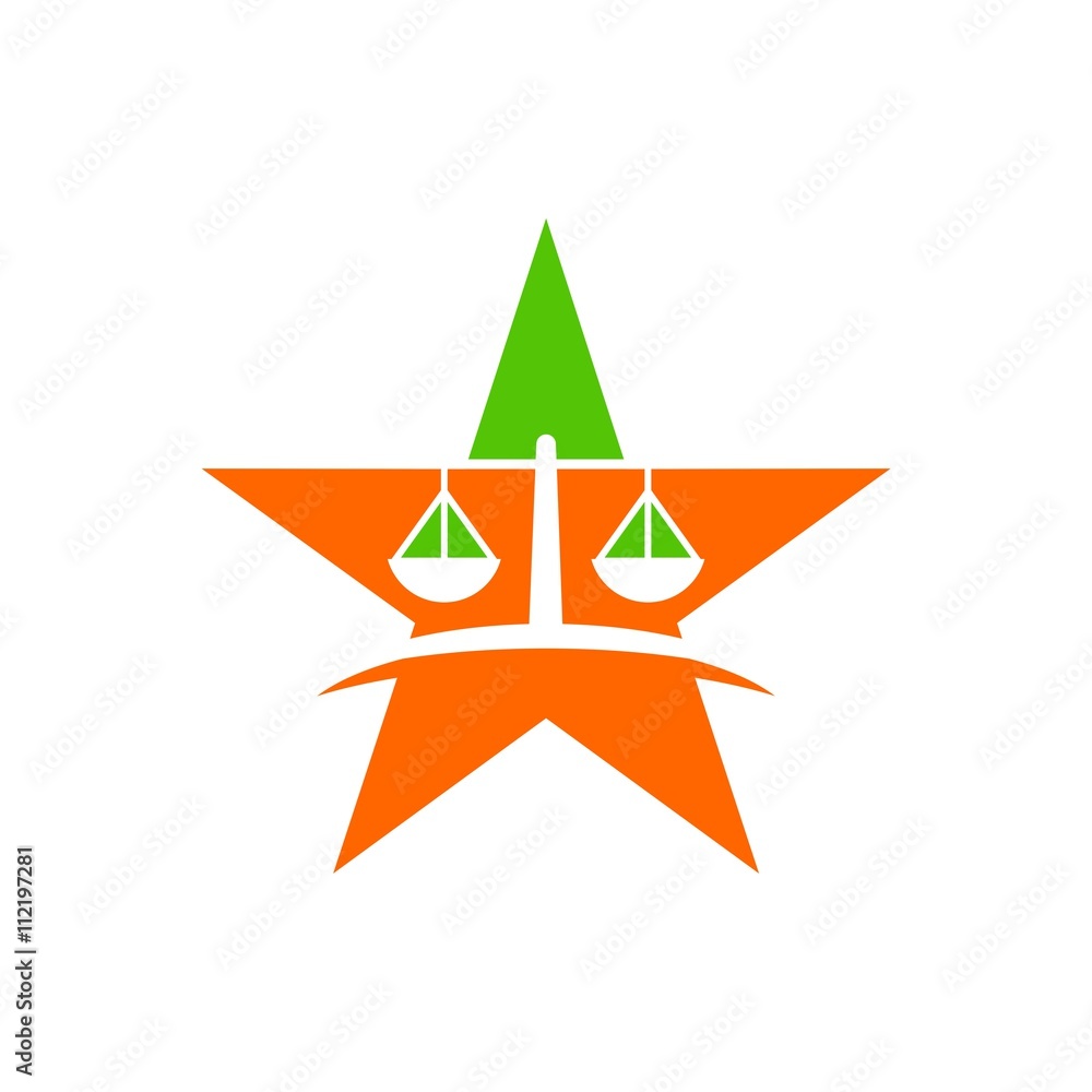 Law court bank house symbol justice finance icon star Law court bank house symbol justice finance icon star