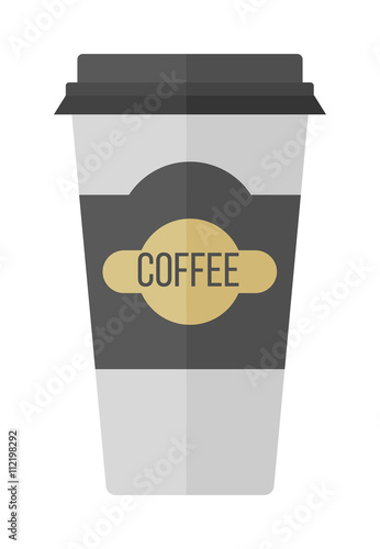 Coffe cup vector illustration.