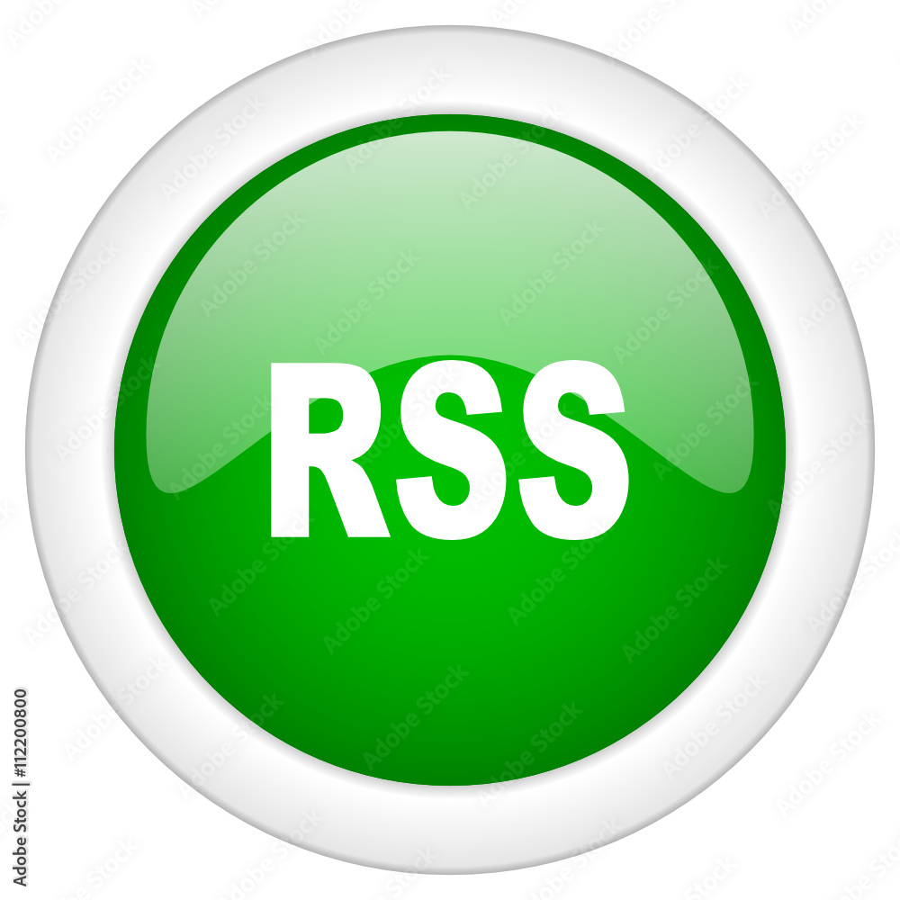 Green glossy vector icon Green glossy vector icon
