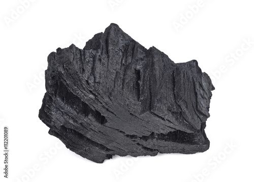 Coal Isolated on White Background