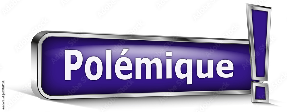 Polémique sur panneau bleu Polémique sur panneau bleu