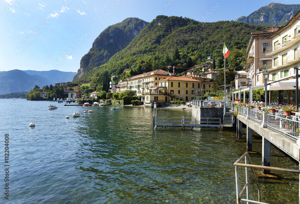 Beautiful landscape of Menaggio town, Lago di Como, Italy, Sept. 2015