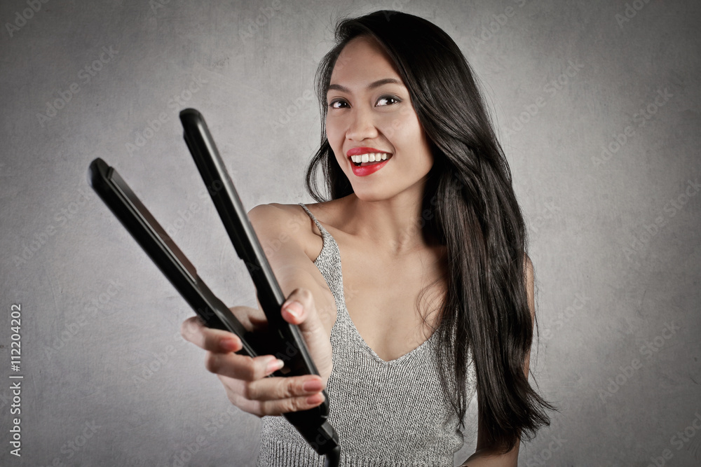 Obraz premium The perfect straightener