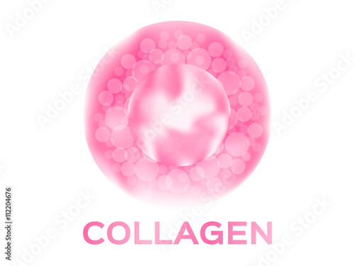 collagen vector , collagen icon and logo