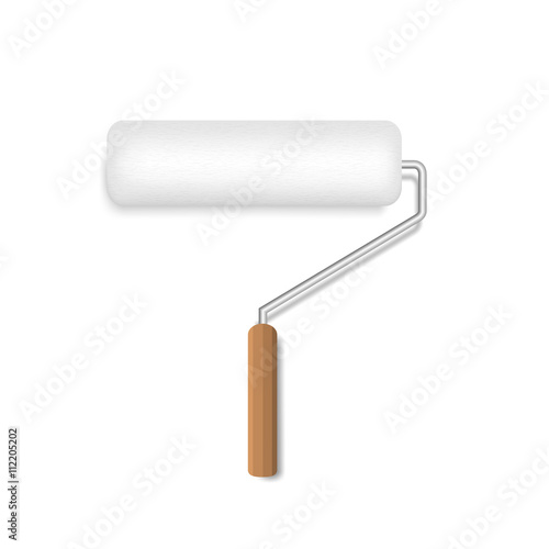 Realistic paint roller