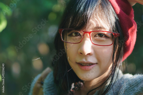 Asian girl in the park © bonnontawat