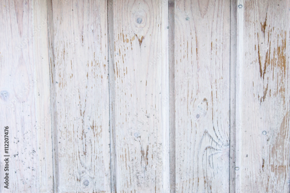White wooden background.