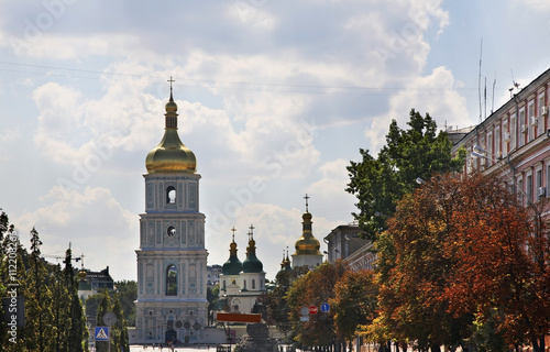 Cathedral of Saint Sophia in Kiev. Ukraine