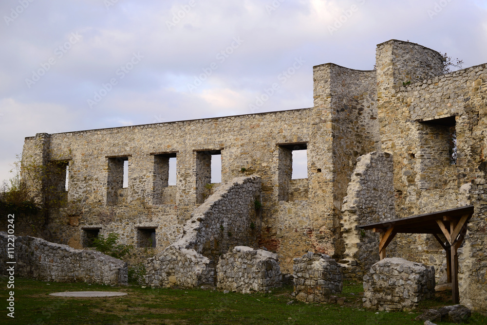 Part of Novigrad na Dobri old town in Croatia