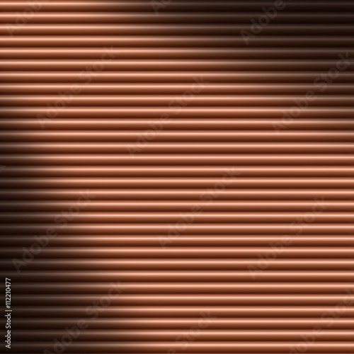 Copper horizontal tubing background