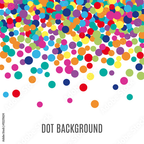 Colorful abstract dot background