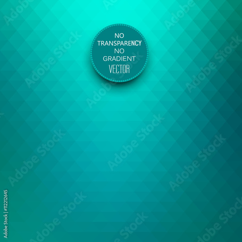 Abstract gradient art, turquoise geometric background.