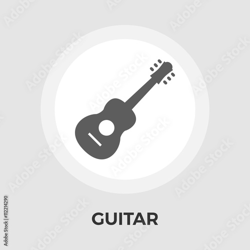 Guitar vector flat icon