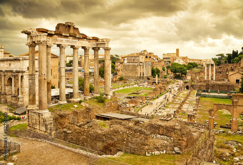 The Roman Forum in Rome, Italy. © Vladimir Sazonov