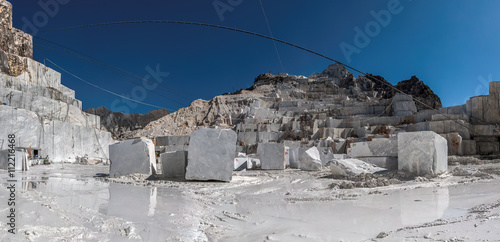 Cava di Marmo Bianco a Carrara, Italia