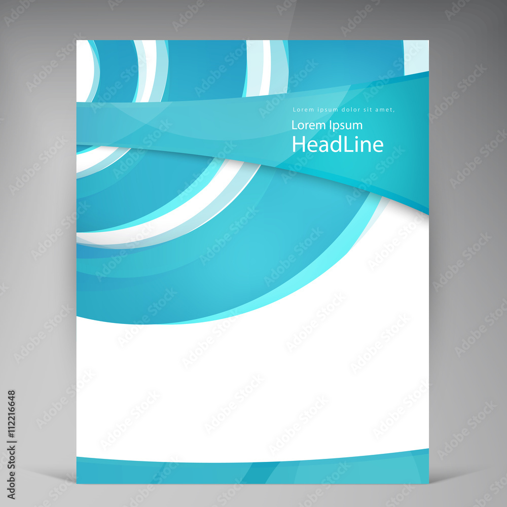 Naklejka premium Vector Beautiful Flyer.