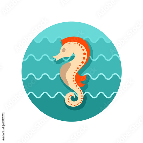 Sea Horse icon. Summer. Vacation