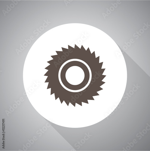 saw vector icon for web and mobile