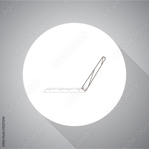 Cocaine speed drug vector icon