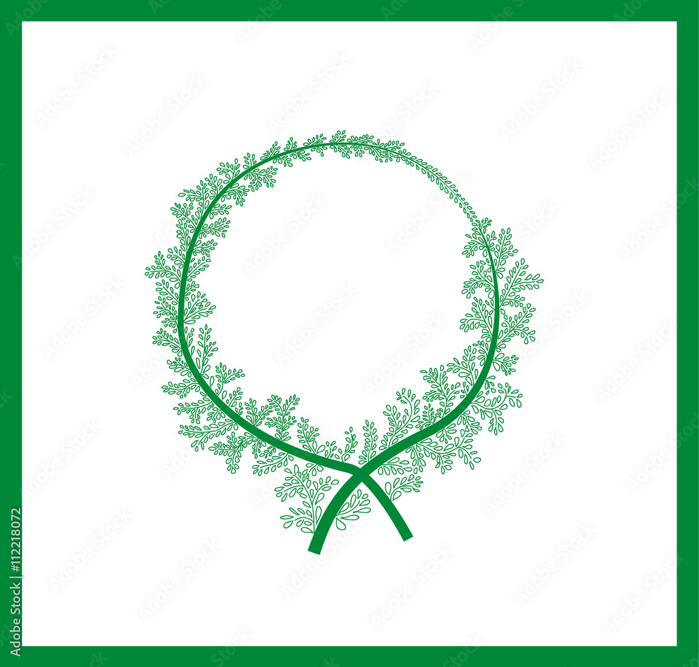 Green frame with leaves, spring time. In EPS 8 format. Green frame with leaves, spring time. In EPS 8 format.