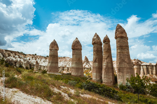 love valley Goreme Cappadocia Turkey summertime