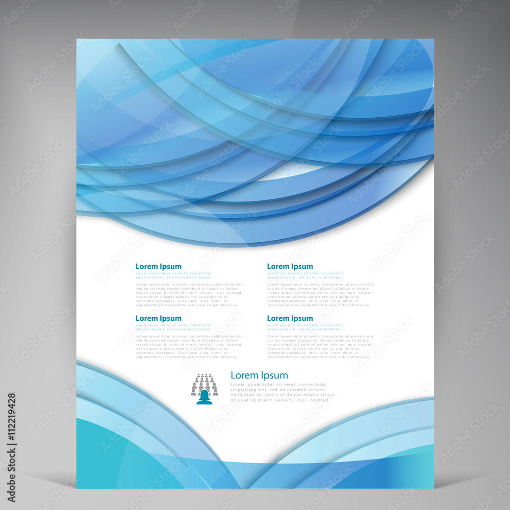 Fototapeta premium Vector Beautiful Flyer.