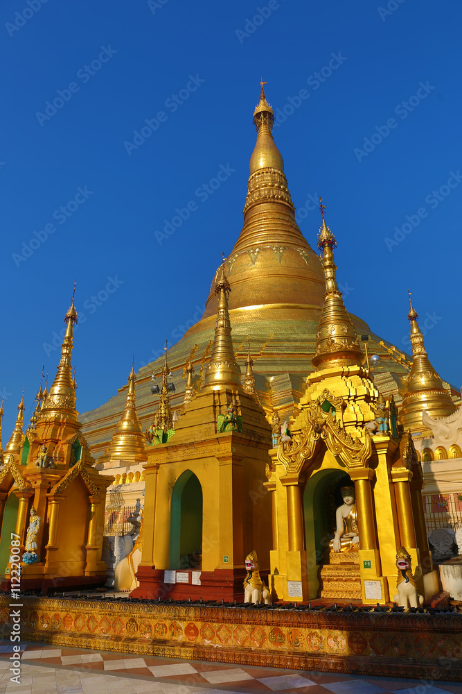 Shwedagon Paya pagoda in Myanmar