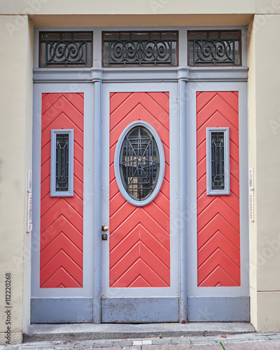 elegant house colorful door