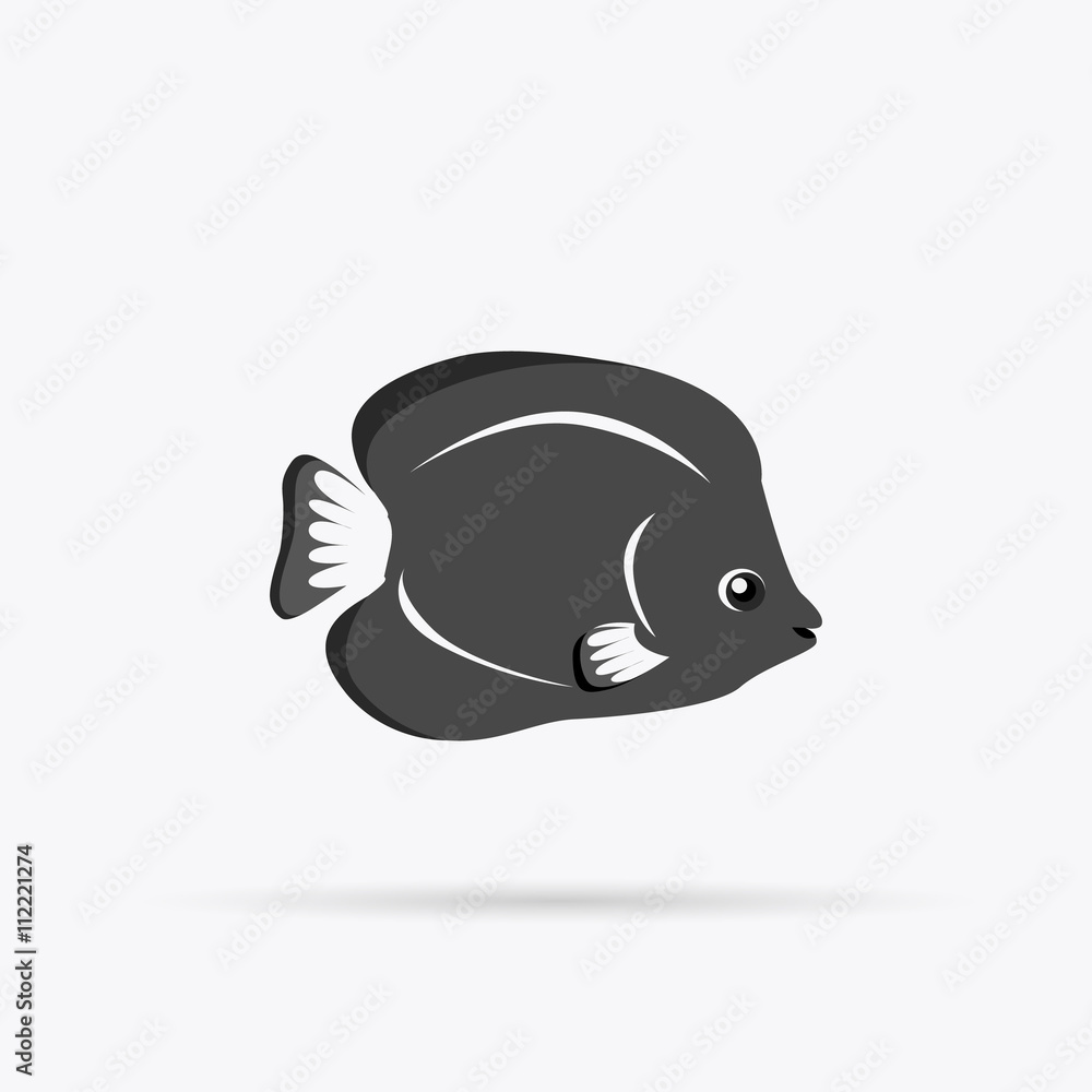 Chaetodon Larvatus Ocean Fish Icon Chaetodon Larvatus Ocean Fish Icon
