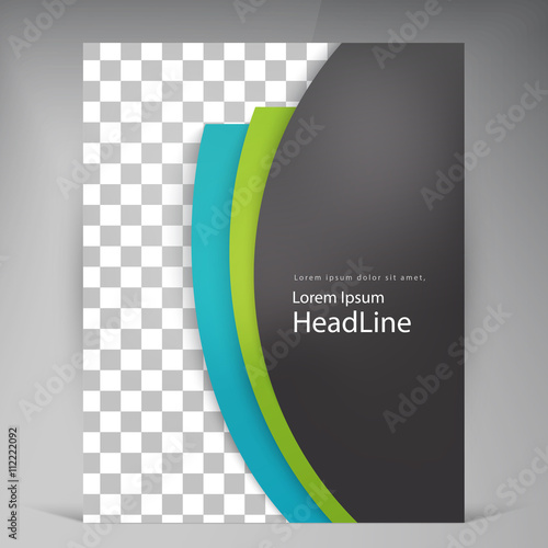 Abstract vector modern flyers brochure.