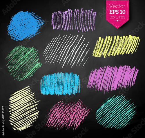 Color chalked hatching