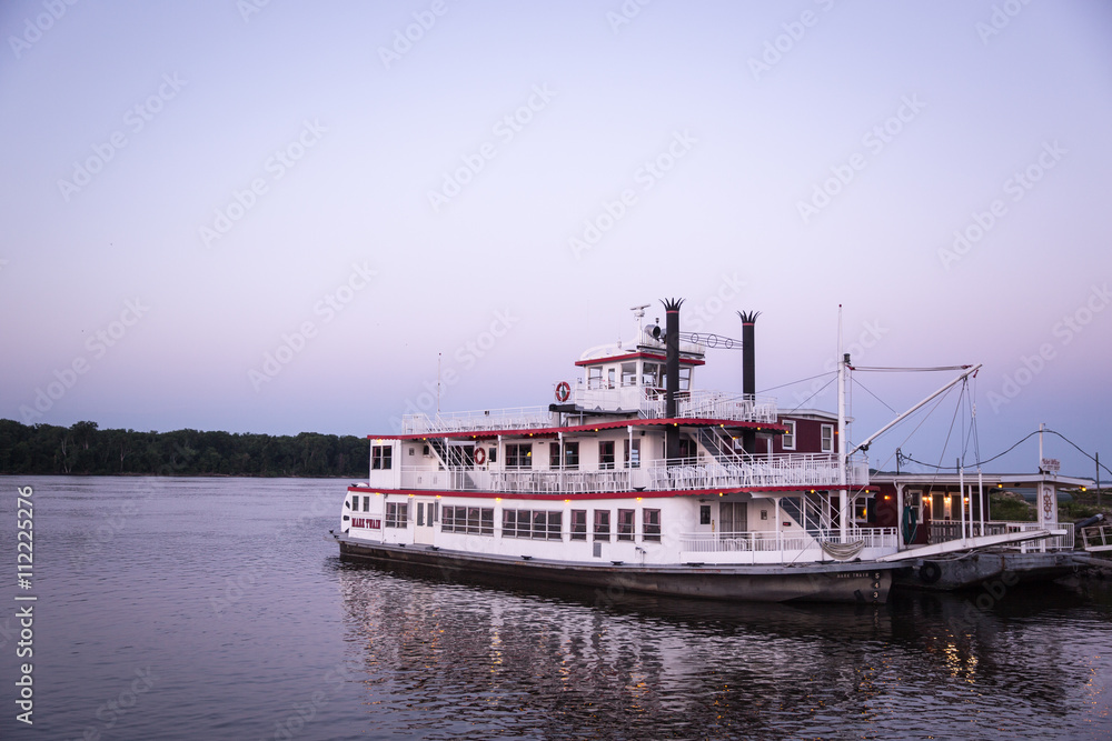 Mark Twain river boat on the MIssissippi Mark Twain river boat on the MIssissippi